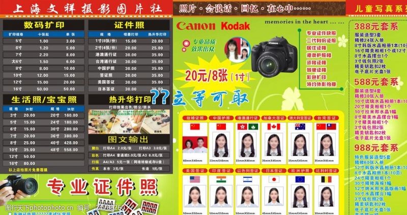 簽證照片全攻略 從標準尺寸到專業拍攝與擴印服務詳解